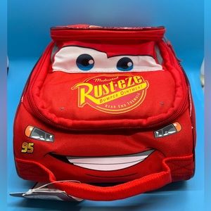 Disney Cars Lightning McQueen Shaped Lunchbox 10"